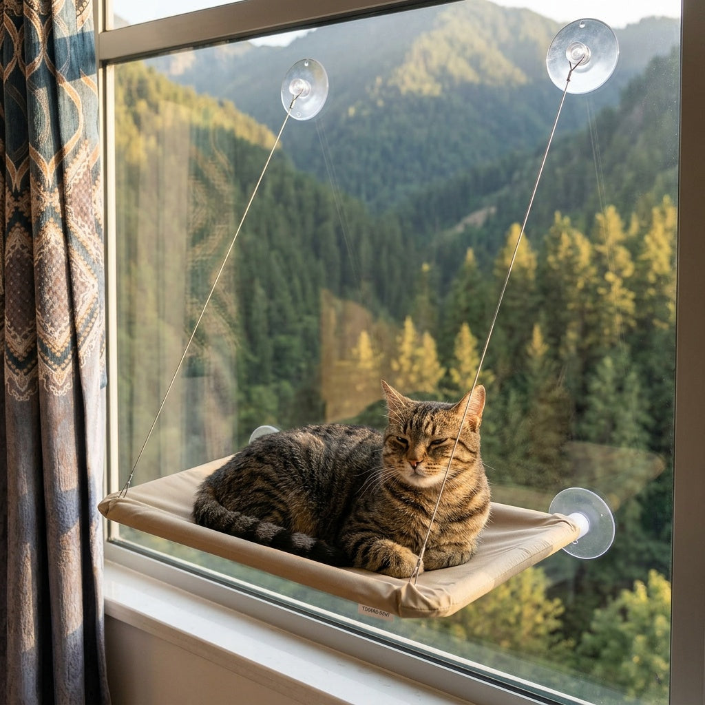 Cat Window Perch Hammock for Sunny Lounging
