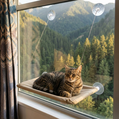 Cat Window Perch Hammock for Sunny Lounging